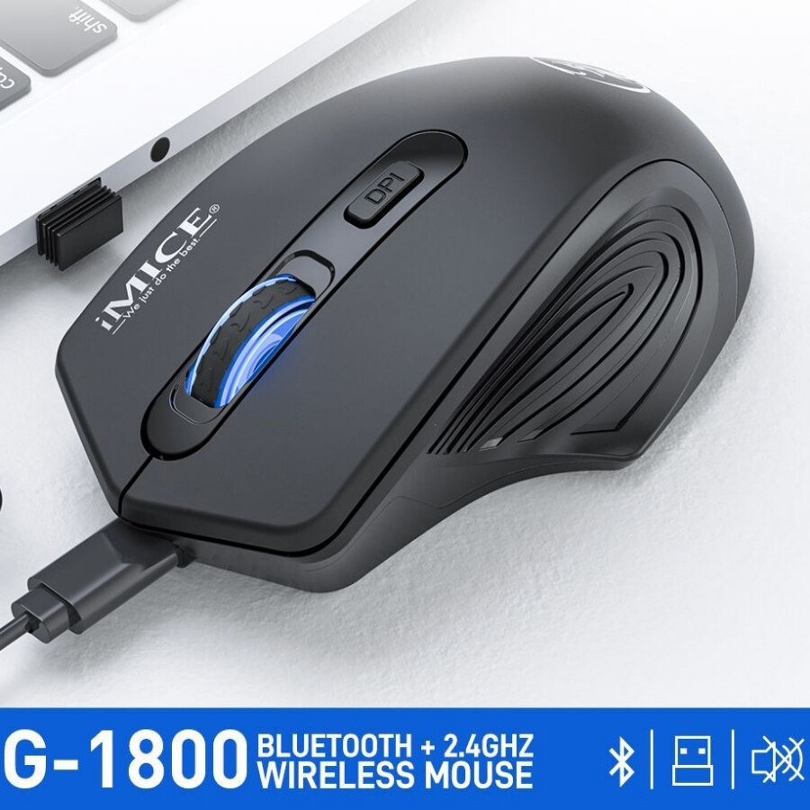 Trackball Mouse Wireless Finger - IMICE G-1800 2.4Ghz Cicha mysz 1600DPI
