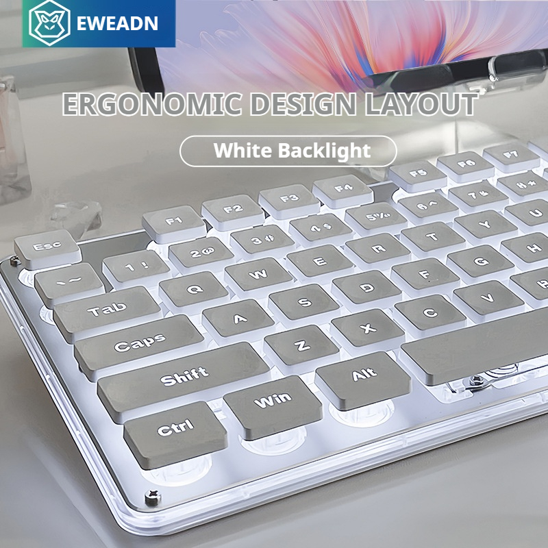 Trackball Mouse Wireless Finger - Bezprzewodowa klawiatura i mysz EWEADN V3