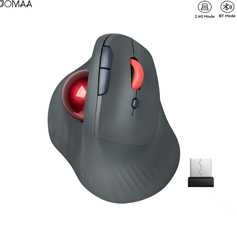 Vertical Mouse Rechargeable Bluetooth - JOMAA Ergonomiczna bezprzewodowa mysz trackball Bluetooth5.0