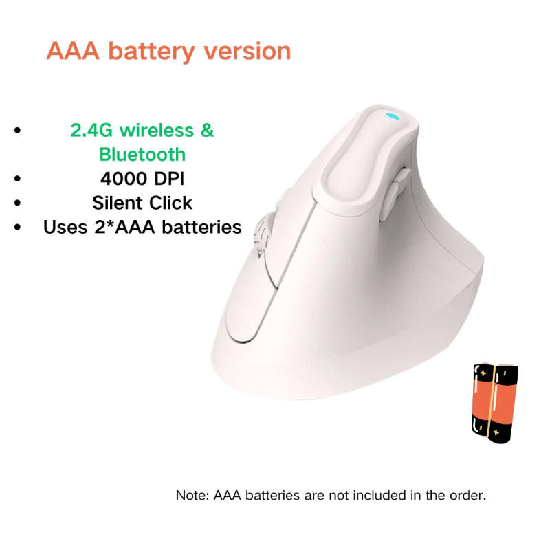 Vertical Mouse Dpi 4000 - Pionowa Ergonomiczna Mysz z Regulacją Kąta