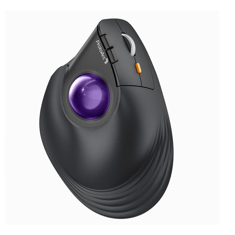Ergonomic Mouse Trackball Thumb - Mysz bezprzewodowa ProtoArc Vertical Trackball, EM05