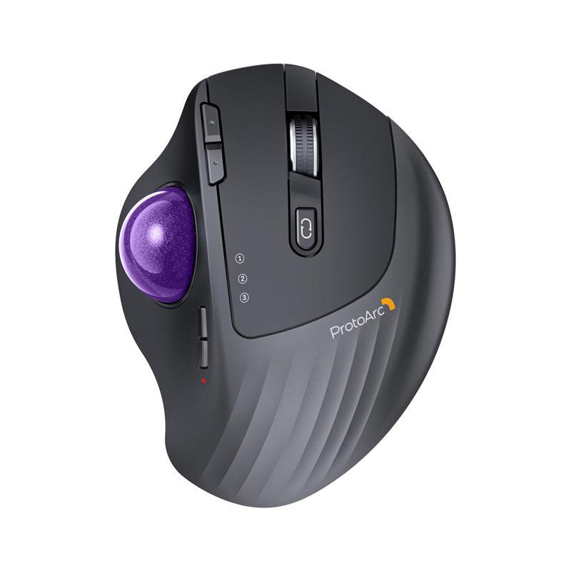 Ergonomic Mouse Trackball Thumb - Mysz bezprzewodowa ProtoArc Trackball, EM01 NL