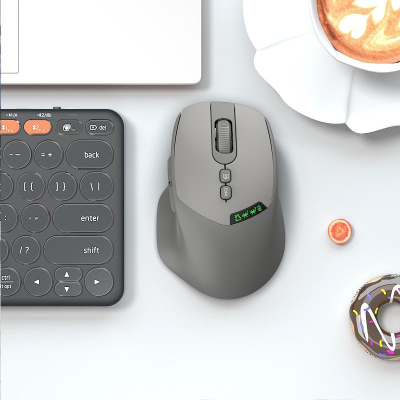 Ergonomic Mouse 2.4G Silent Click - Bezprzewodowa mysz Bluetooth 2.4G z trybem