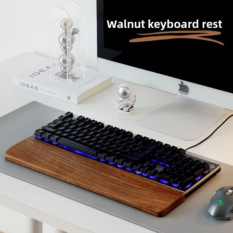 Ergonomic Mouse Wrist Rest Pad - Podkładka pod nadgarstek z litego drewna