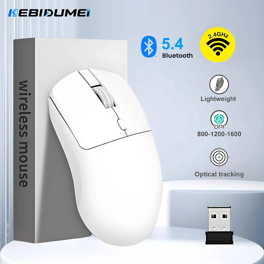 Trackball Mouse Wireless Finger - Mysz bezprzewodowa KEBIDUMEI 2.4G, lekka, ergonomiczna,