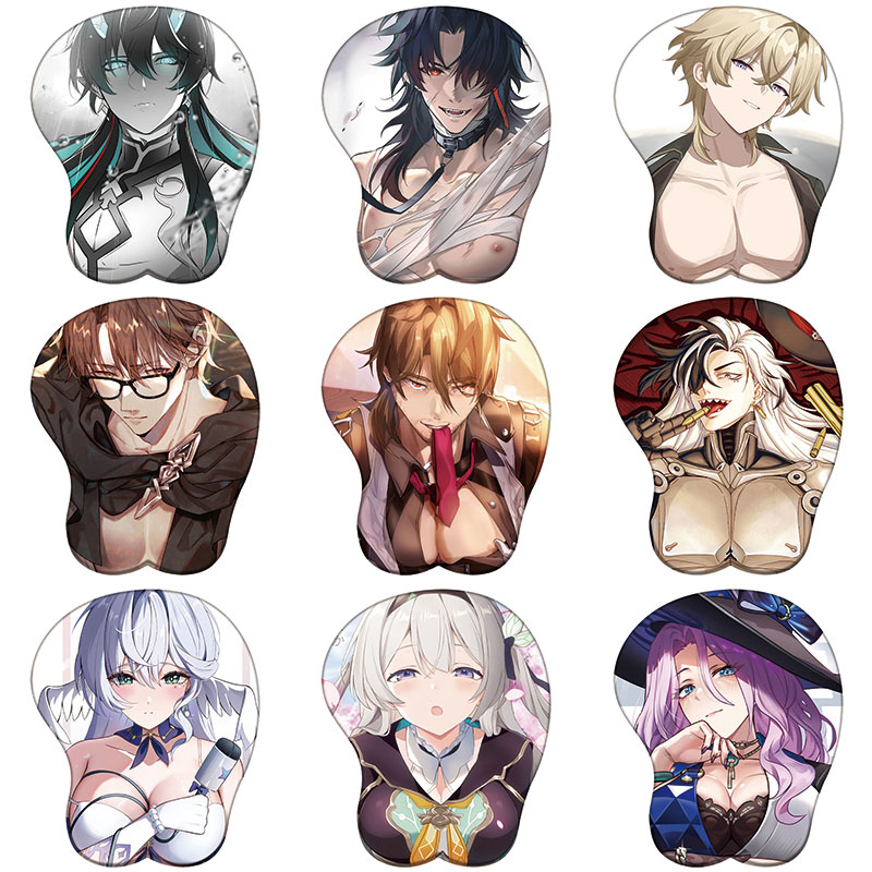 Ergonomic Mouse Wrist Rest Pad - Honkai Star Rail podkładka pod mysz