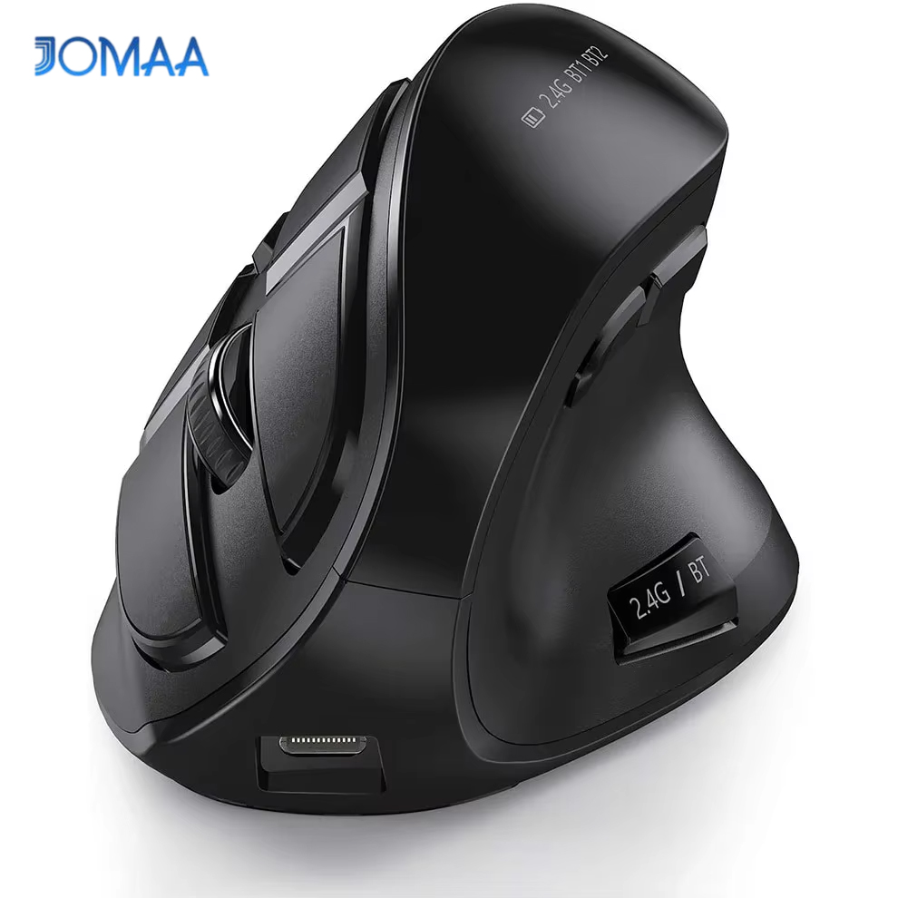 Vertical Mouse Left Handed - Mysz bezprzewodowa JOMAA 2.4G Mysz Bluetooth