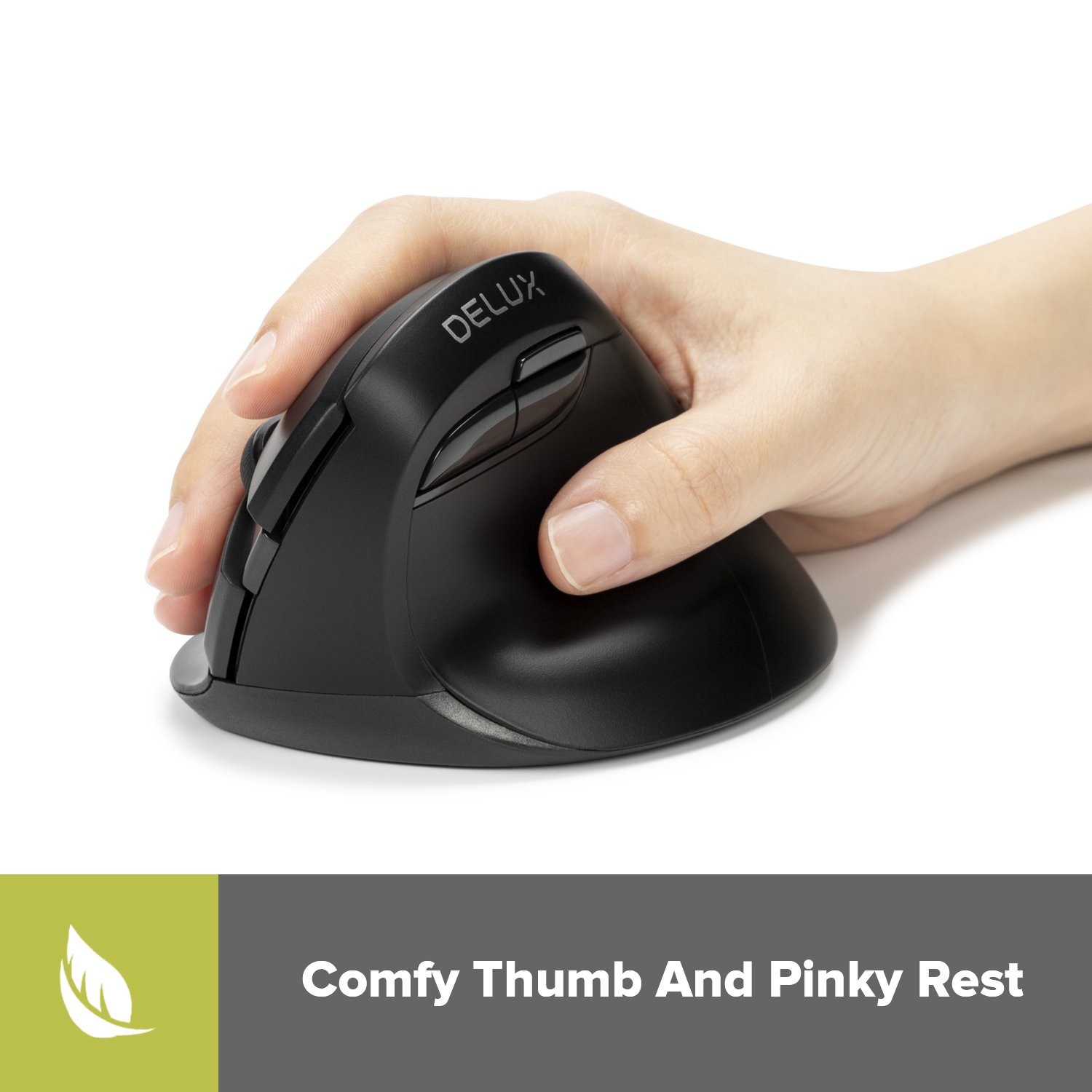 Delux M618Mini DB ergonomiczna – Vertical Mouse Left Handed recenzja i cena