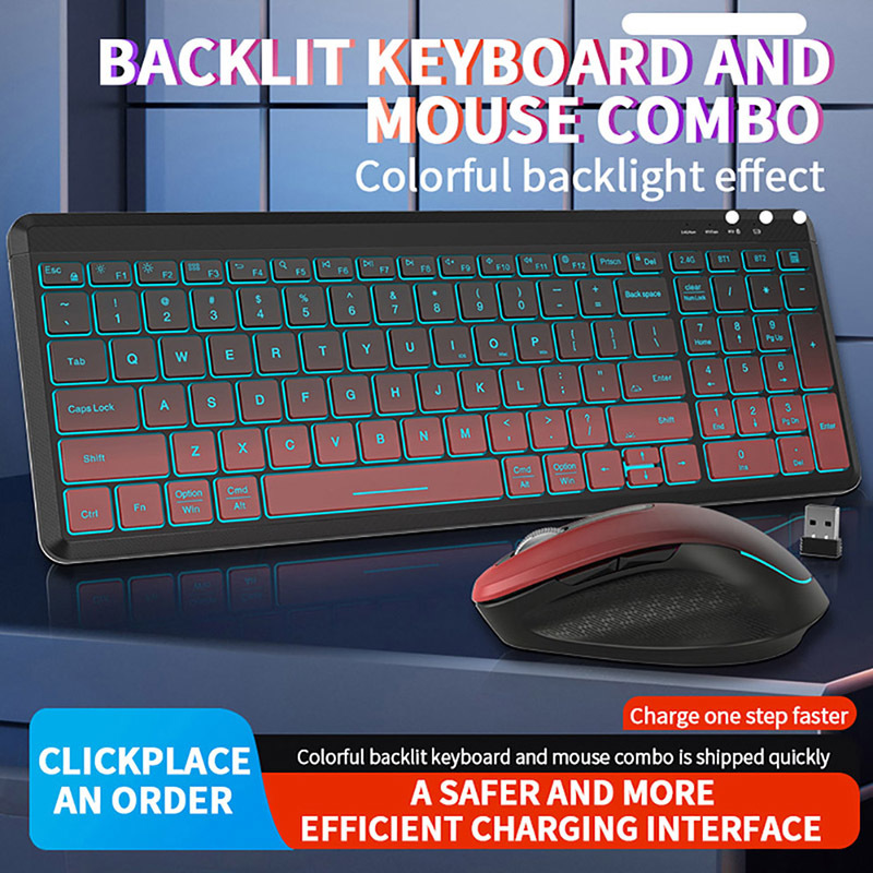 RGB Backlit Silent Wireless Ke – Trackball Mouse Wireless Finger recenzja i cena