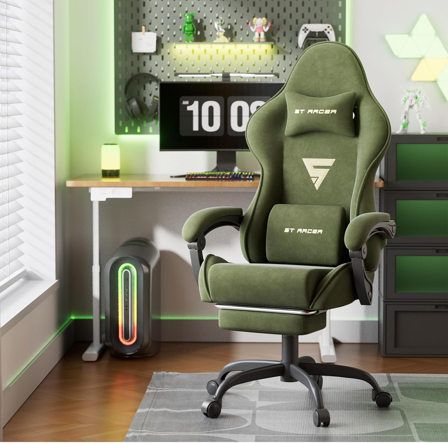 Krzesło do gier, model wyścigo – Ergonomic Footrest Adjustable recenzja i cena