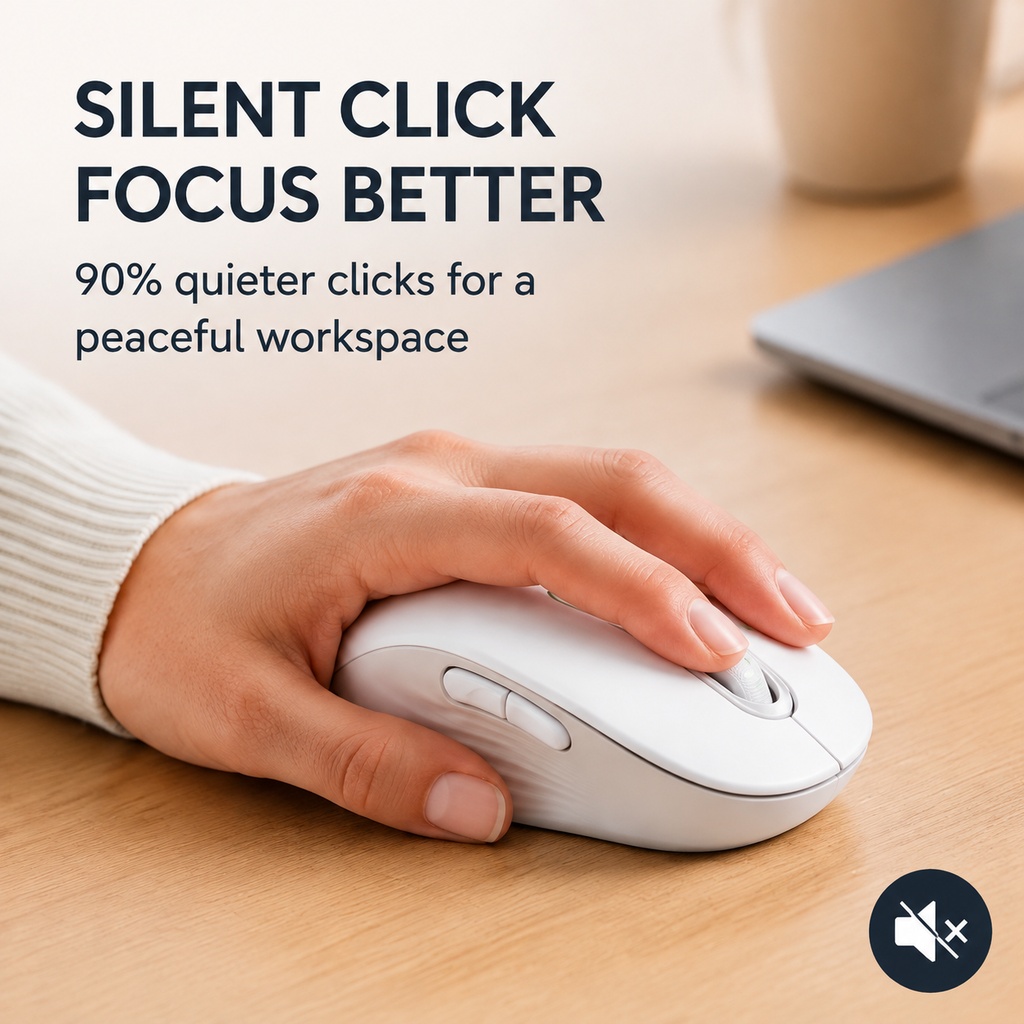 Logitech M650 – bezprzewodowa  – Ergonomic Mouse 2.4G Silent Click recenzja i cena