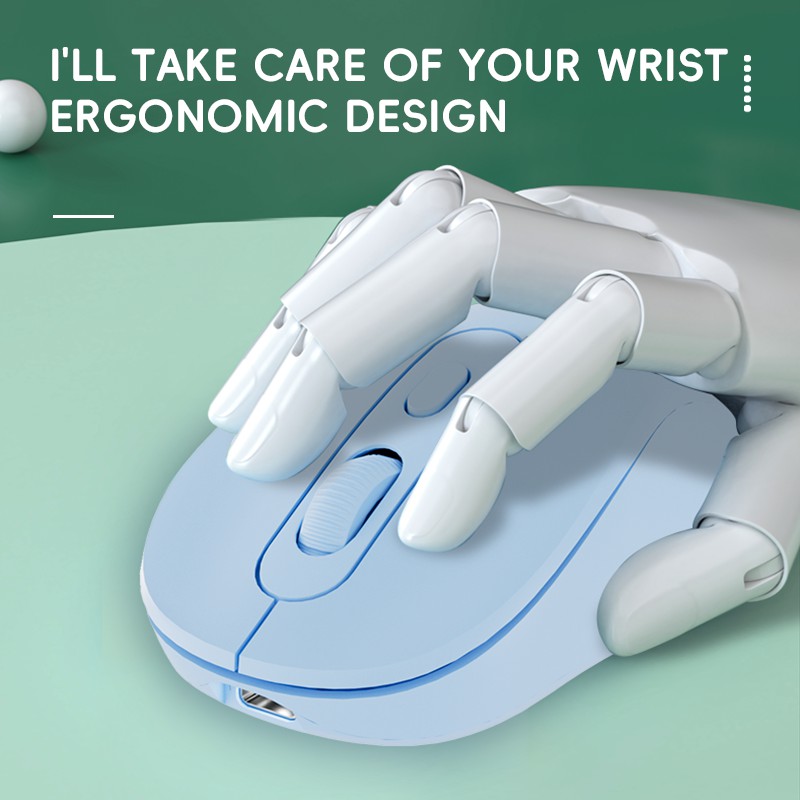 Mysz bezprzewodowa DM1 Bluetoo – Ergonomic Mouse 2.4G Silent Click recenzja i cena