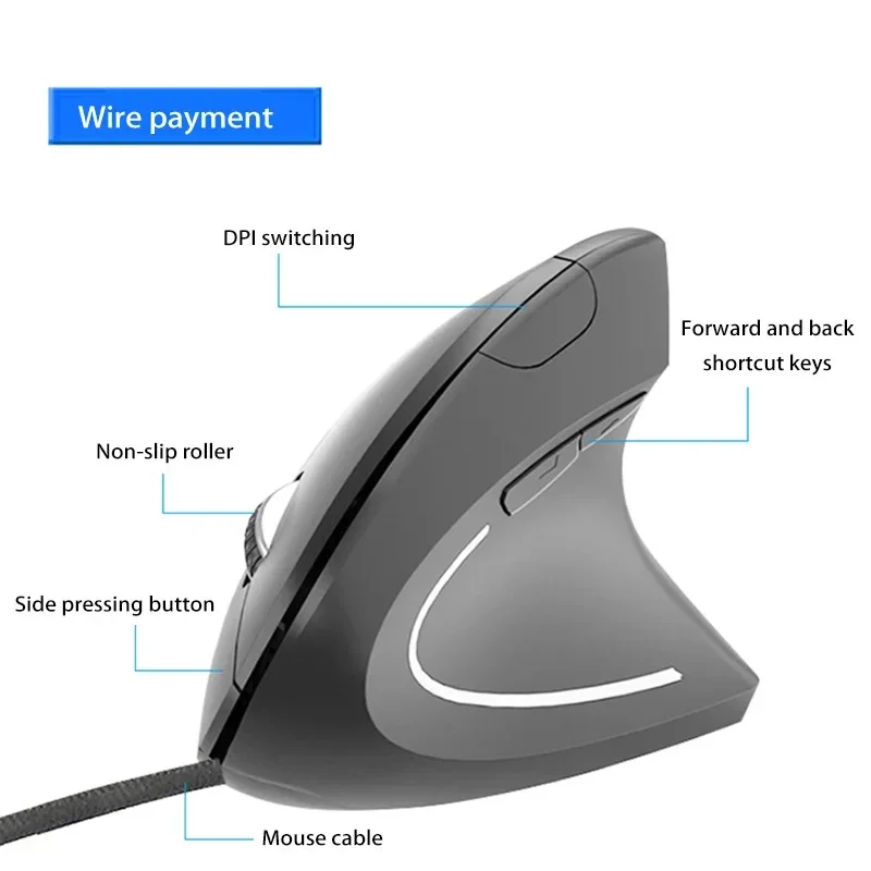 Bezprzewodowa pionowa mysz Len – Vertical Mouse Rechargeable Bluetooth recenzja i cena