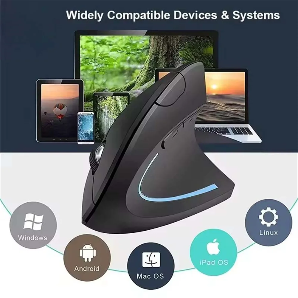 Pionowa Mysz Ergonomiczna Bezp – Vertical Mouse Rechargeable Bluetooth recenzja i cena