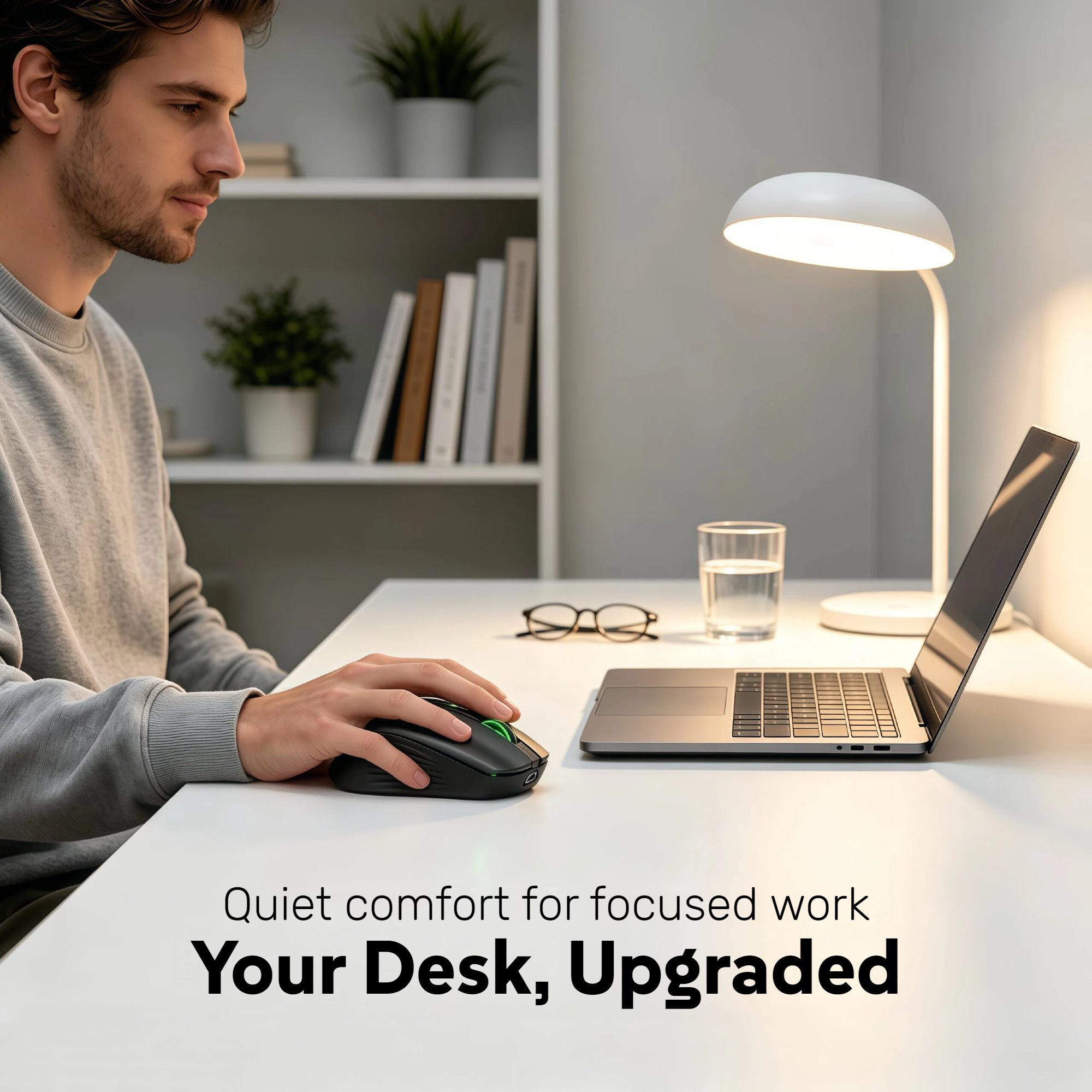 Bezprzewodowa mysz RGB, 2,4 GH – Ergonomic Mouse 2.4G Silent Click recenzja i cena