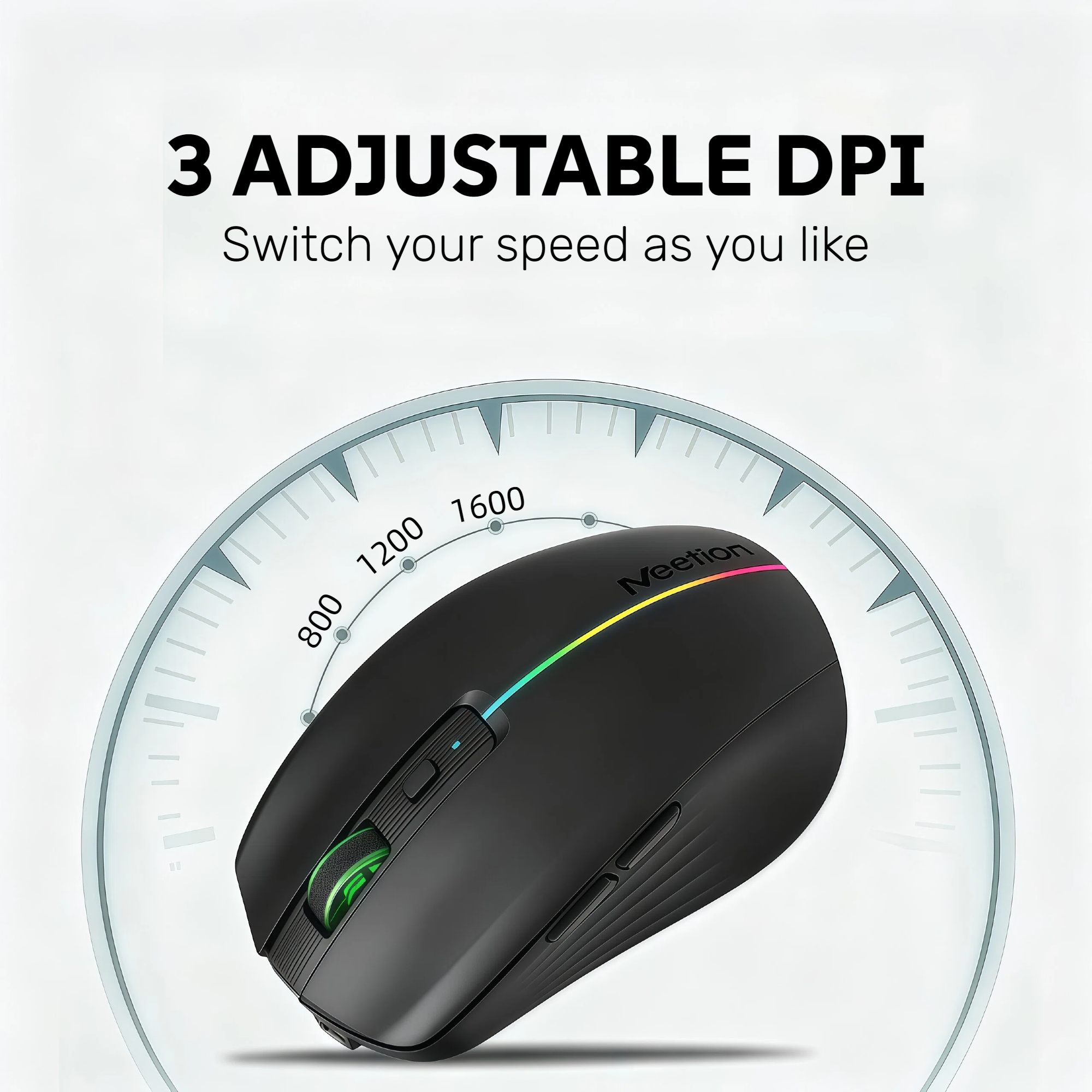 Bezprzewodowa mysz RGB, 2,4 GH – Ergonomic Mouse 2.4G Silent Click recenzja i cena