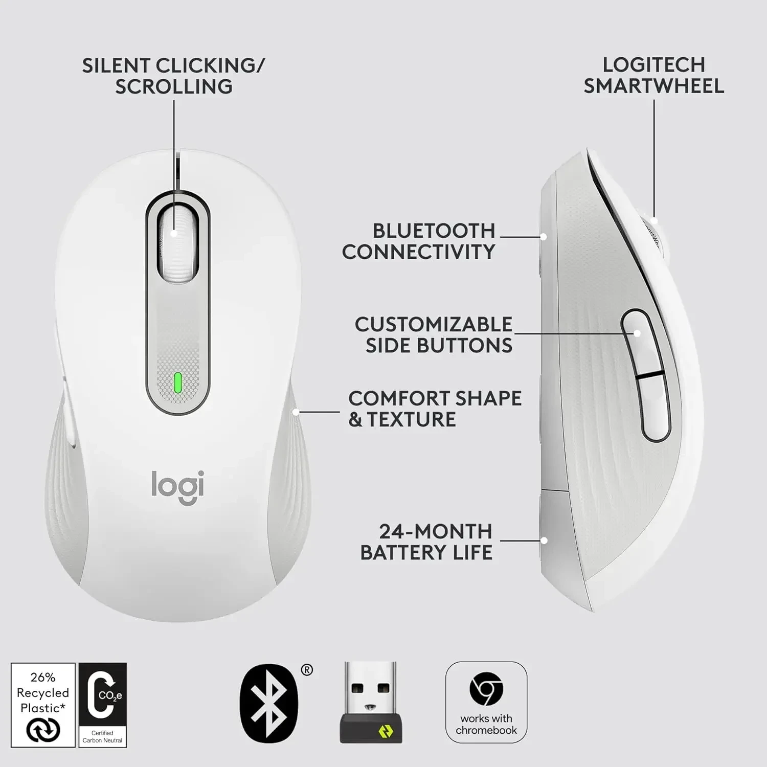 Logitech M650 M750 – bezprzewo – Trackball Mouse Wireless Finger recenzja i cena