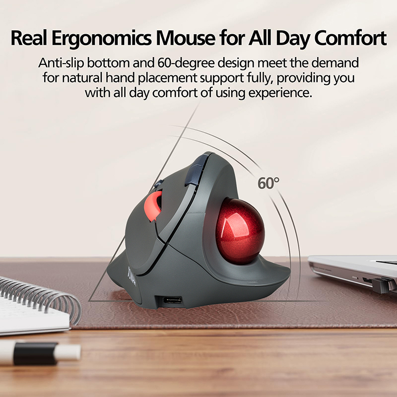 JOMAA Ergonomiczna bezprzewodo – Vertical Mouse Rechargeable Bluetooth recenzja i cena