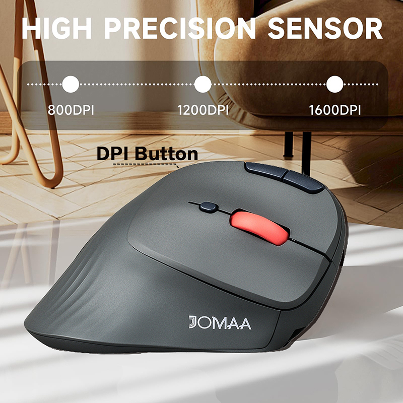 JOMAA Ergonomiczna bezprzewodo – Vertical Mouse Rechargeable Bluetooth recenzja i cena