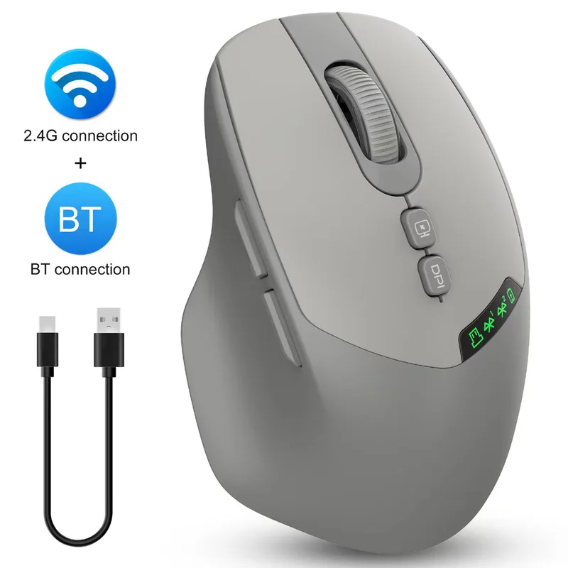 2026 Bezszumowa Bezprzewodowa  – Ergonomic Mouse 2.4G Silent Click recenzja i cena