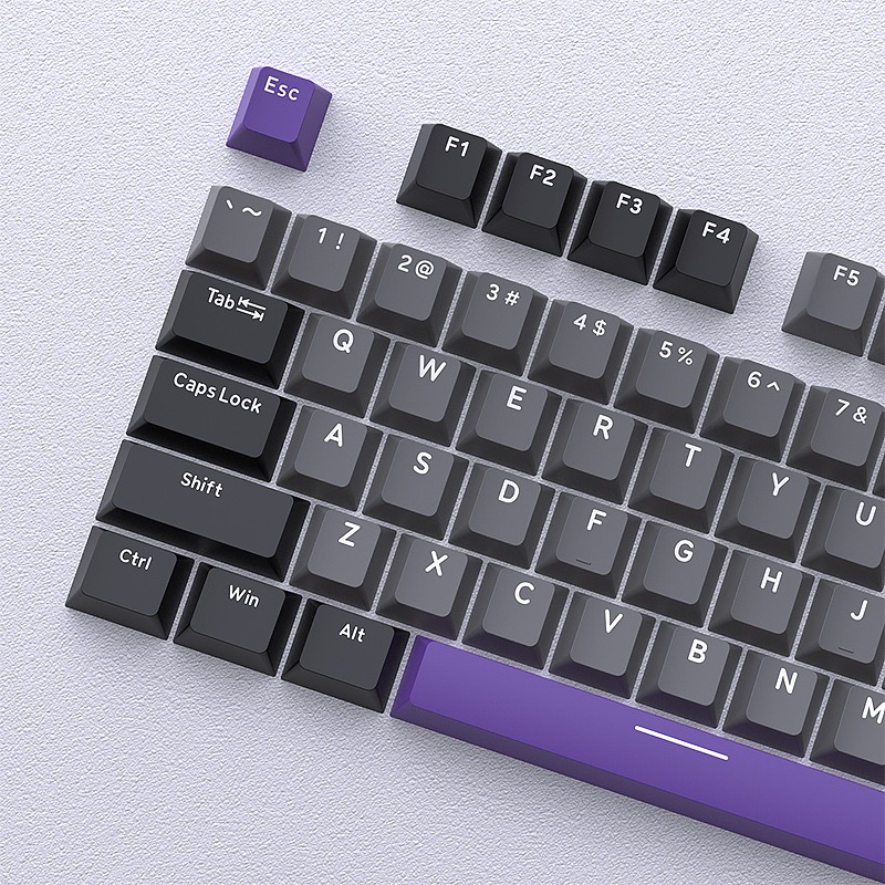 126 klawiszy Warrior Blue Whit – Ergonomic Keyboard Split Mechanical recenzja i cena