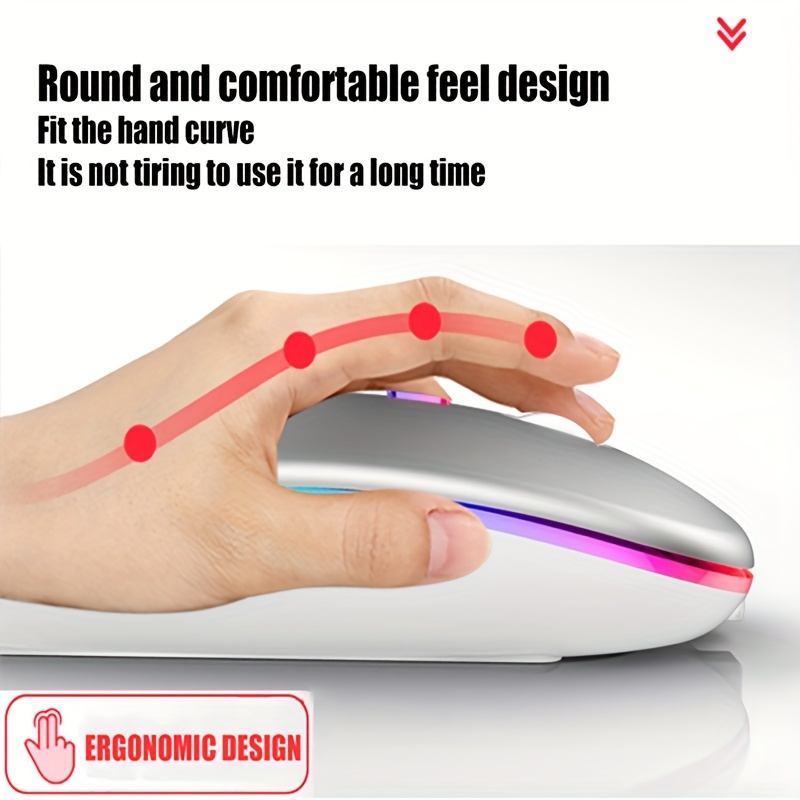 Mysz bezprzewodowa Bluetooth 2 – Ergonomic Mouse 2.4G Silent Click recenzja i cena