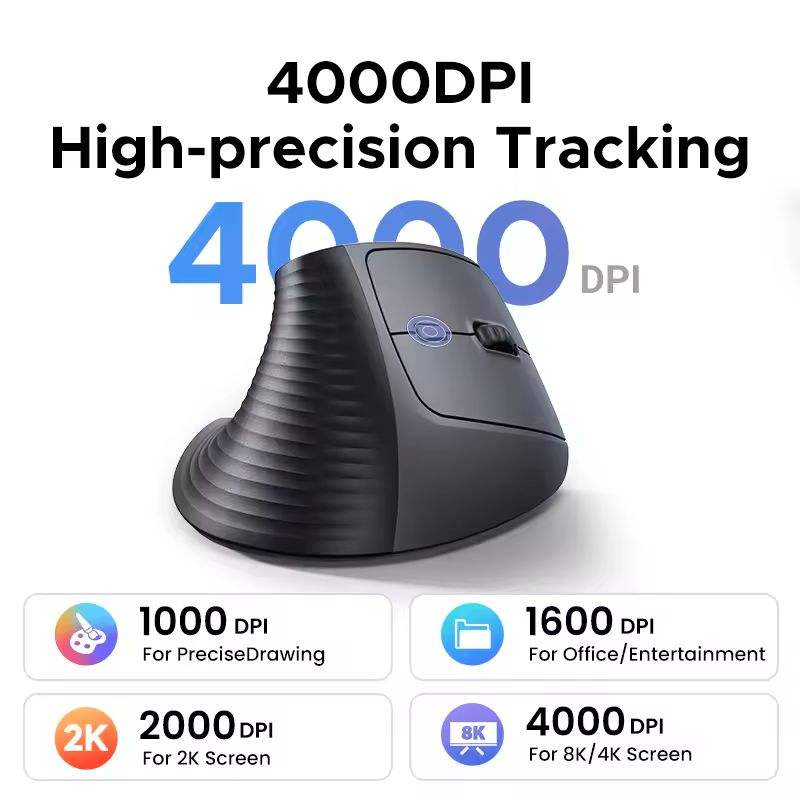 UGREEN M571 Pionowa Bezprzewod – Vertical Mouse Dpi 4000 recenzja i cena