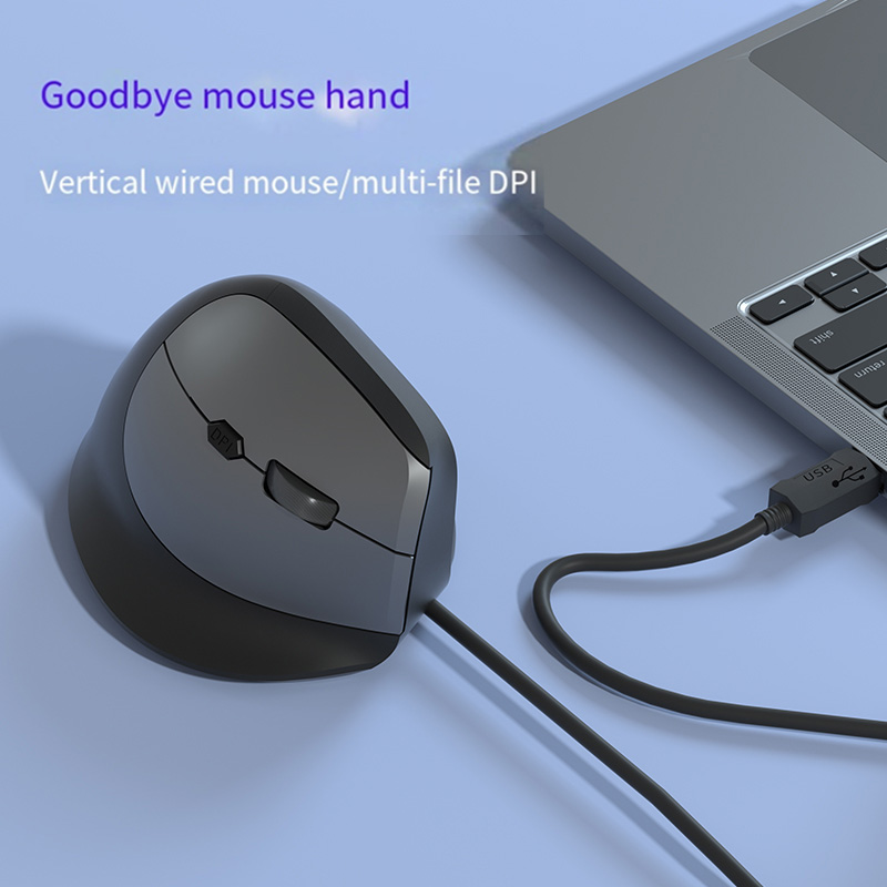 Przewodowa mysz pionowa RGB z  – Vertical Mouse Left Handed recenzja i cena