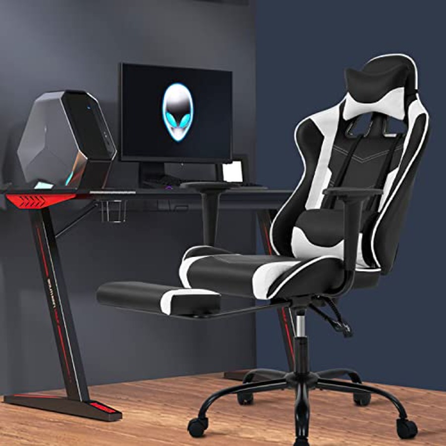 Krzesło gamingowe do domowego  – Ergonomic Footrest Adjustable recenzja i cena