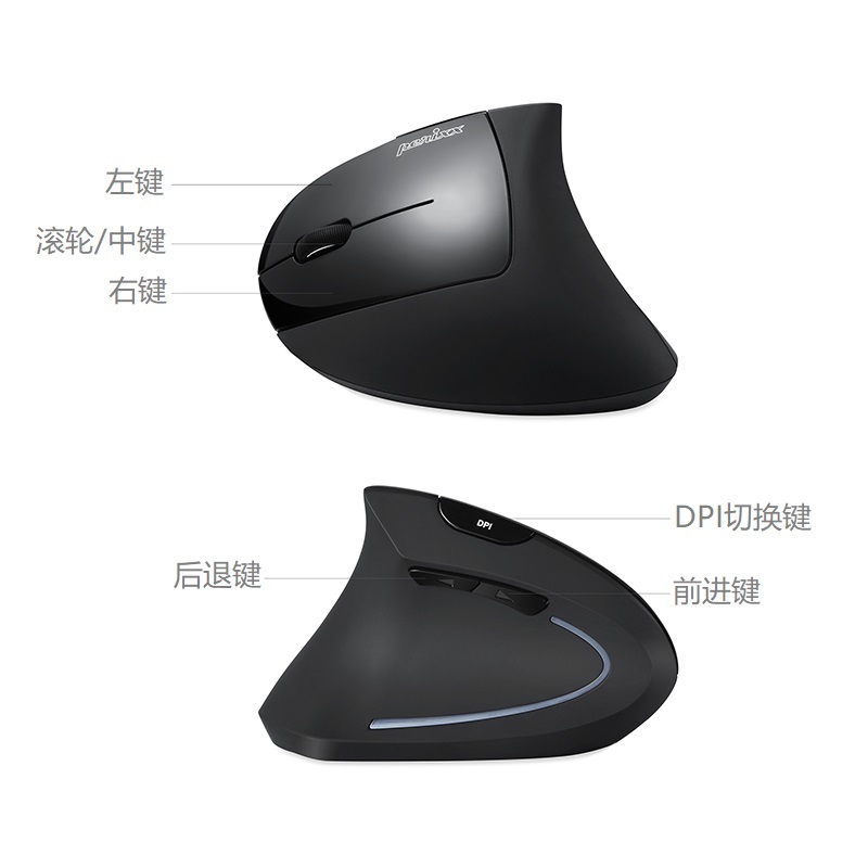 1pc oryginalny niemcy perixx P – Vertical Mouse Left Handed recenzja i cena