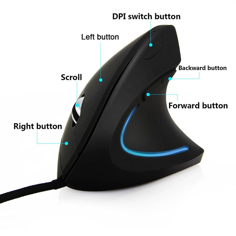 Przewodowa Pionowa Mysz Ergono – Vertical Mouse Left Handed recenzja i cena
