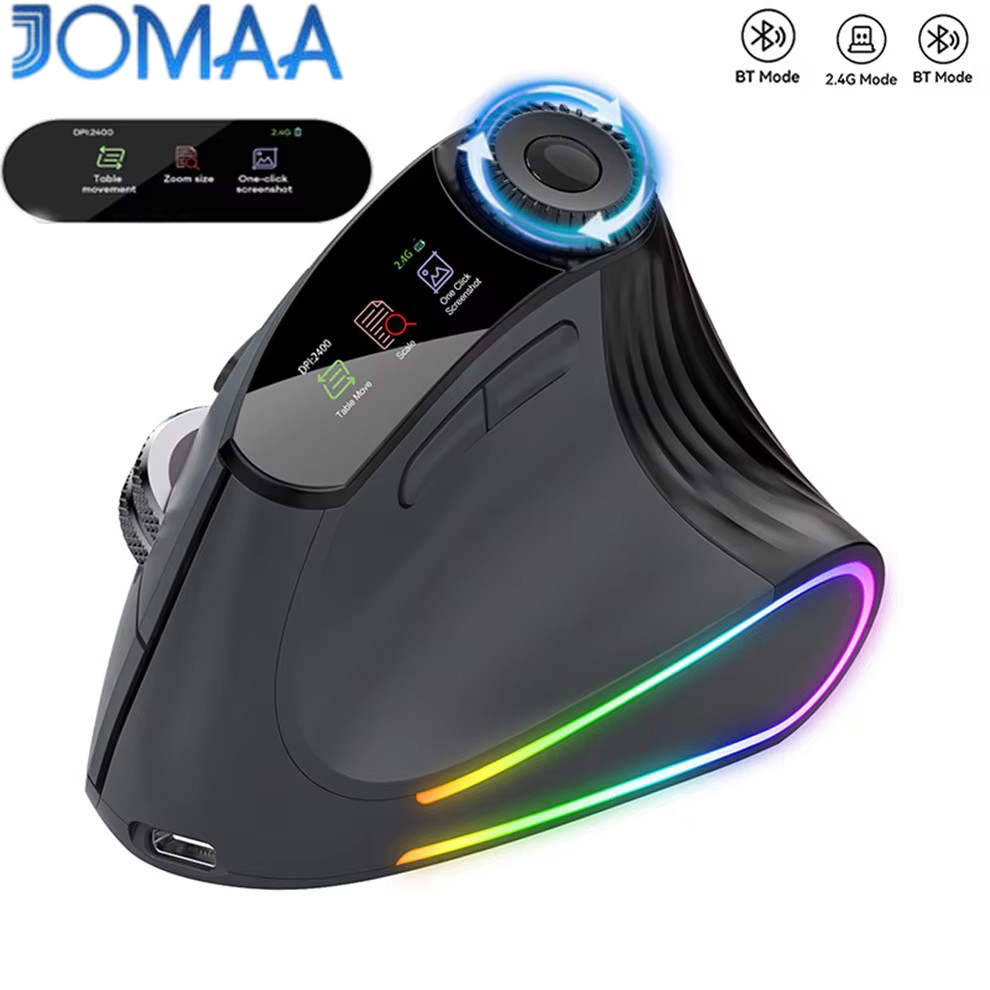 Podświetlana bezprzewodowa mys – Vertical Mouse Left Handed recenzja i cena