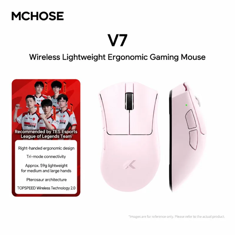 MCHOSE V7 TOPSPEED 59g – lekka – Trackball Mouse Wireless Finger recenzja i cena