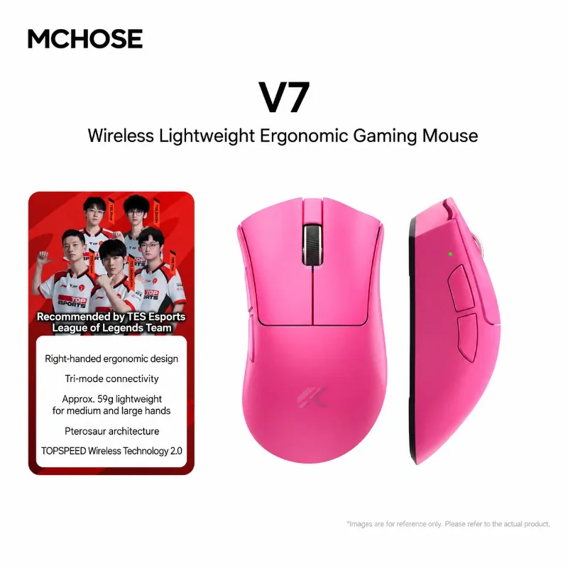MCHOSE V7 TOPSPEED 59g – lekka – Trackball Mouse Wireless Finger recenzja i cena