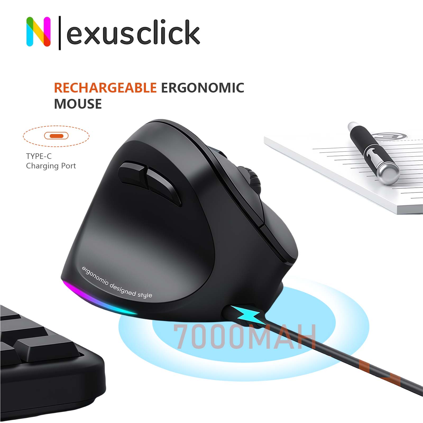 Meetion Mishen Bluetooth Ergon – Vertical Mouse Left Handed recenzja i cena