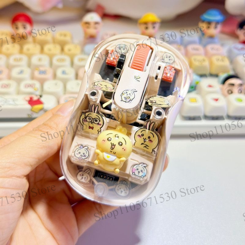Kawaii Chiikawa Przezroczysta  – Trackball Mouse Wireless Finger recenzja i cena