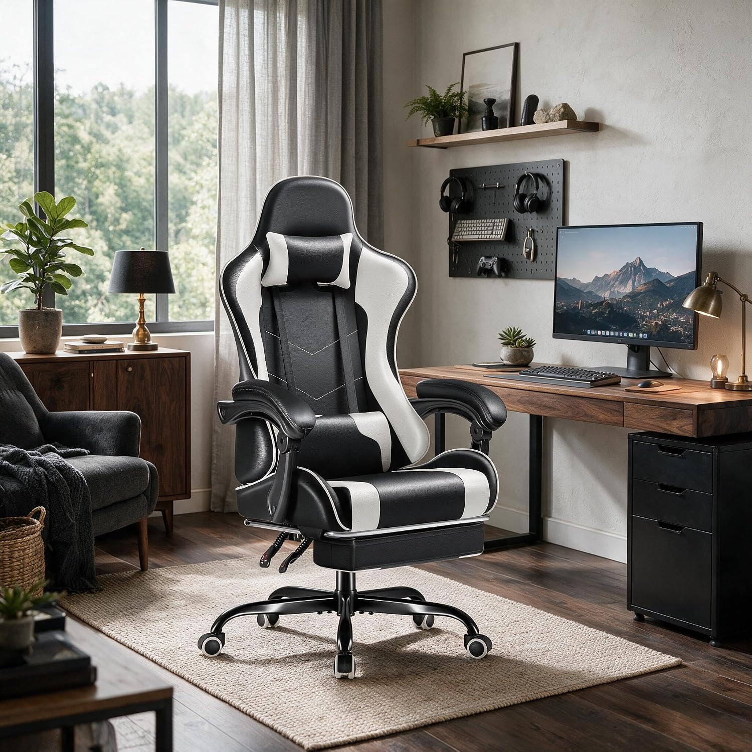 Krzesło do gier Furmax, krzesł – Ergonomic Footrest Adjustable recenzja i cena