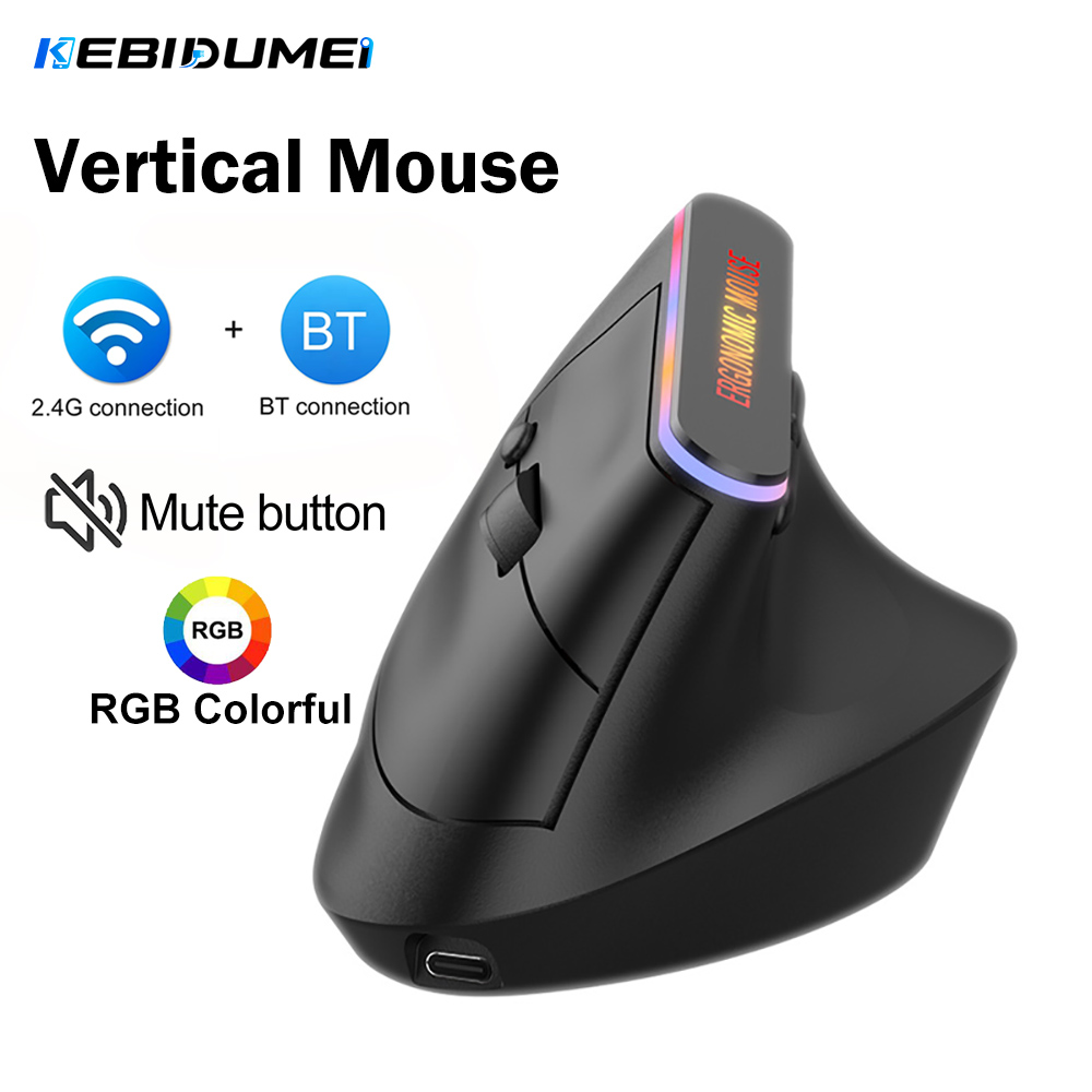 Mysz pionowa KEBIDUMEI Bluetoo – Vertical Mouse Rechargeable Bluetooth recenzja i cena