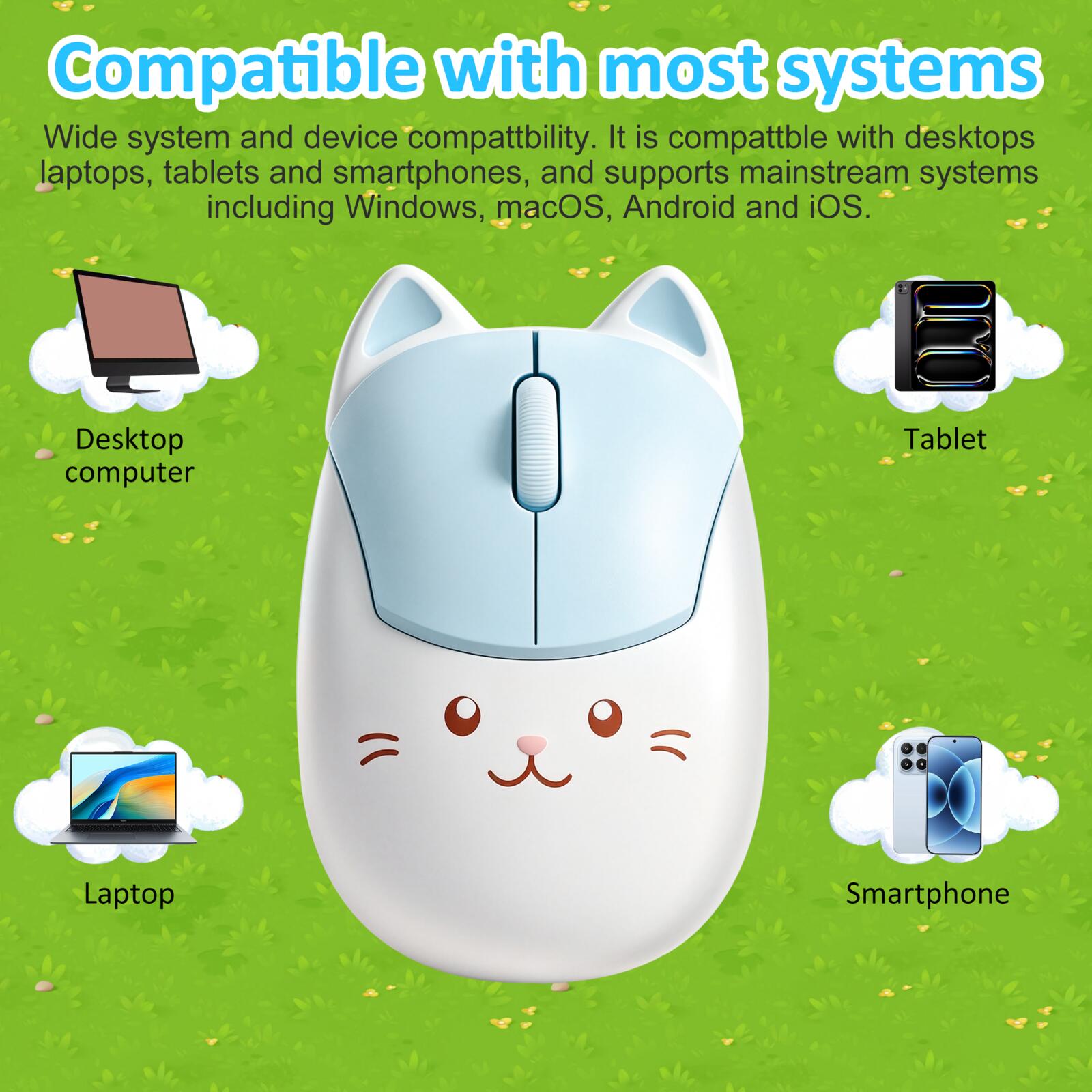 Urocza mysz bezprzewodowa w ks – Ergonomic Mouse 2.4G Silent Click recenzja i cena