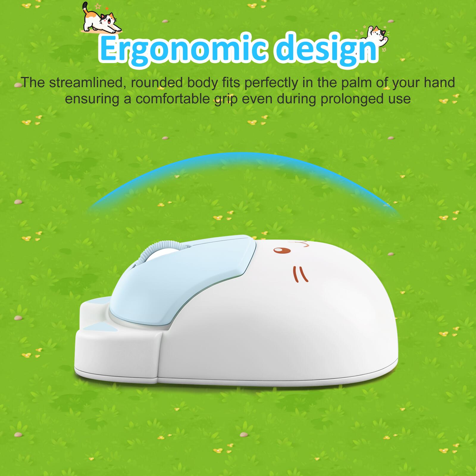 Urocza mysz bezprzewodowa w ks – Ergonomic Mouse 2.4G Silent Click recenzja i cena