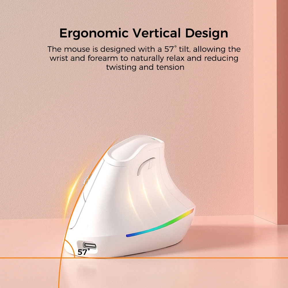 Mysz bezprzewodowa Kysona EM9, – Vertical Mouse Dpi 4000 recenzja i cena