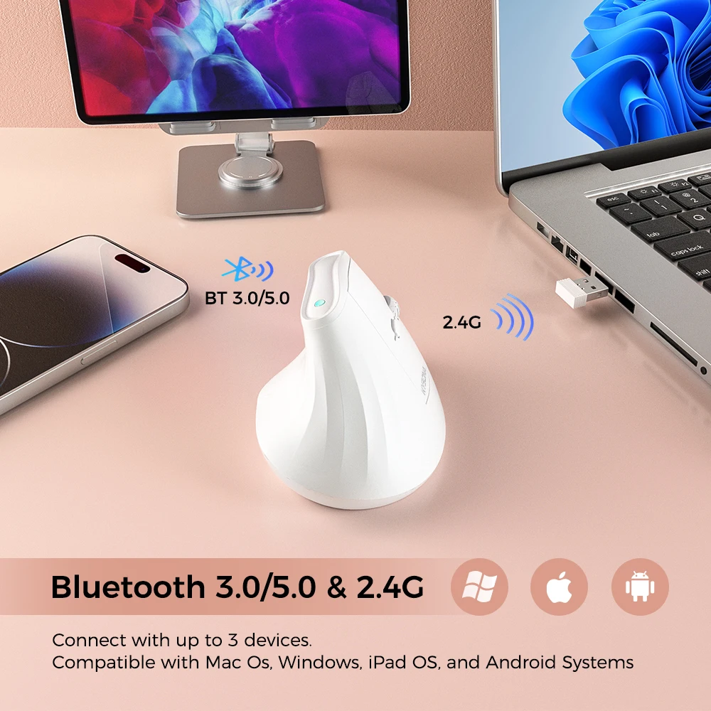 Mysz bezprzewodowa Kysona EM9, – Vertical Mouse Dpi 4000 recenzja i cena