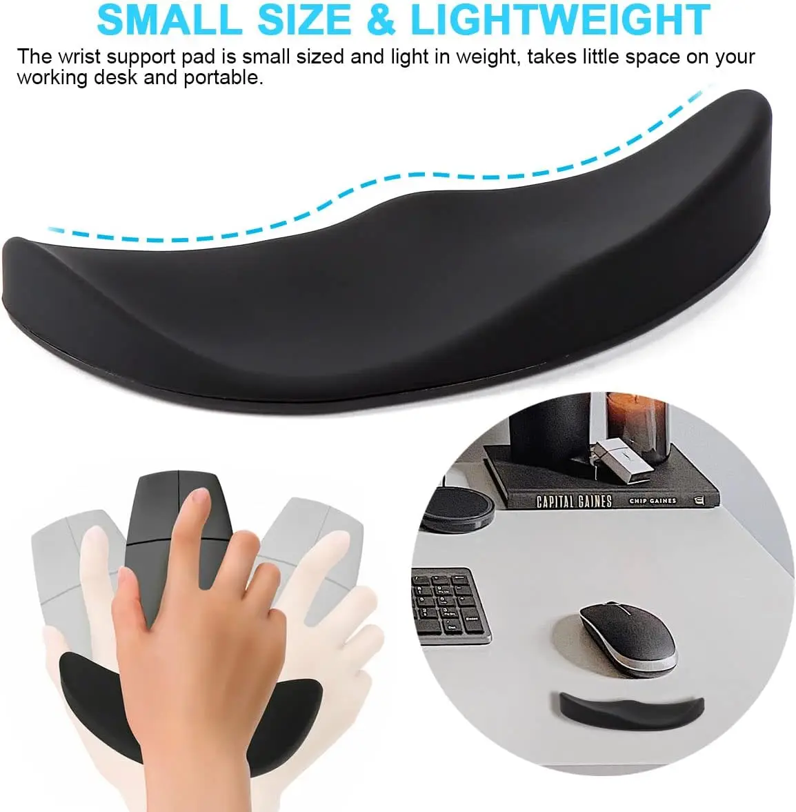 Ergonomiczna, przesuwna podkła – Ergonomic Mouse Wrist Rest Pad recenzja i cena