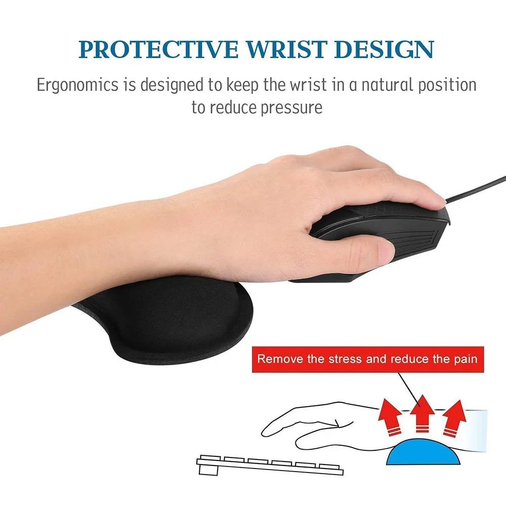 Podkładka pod nadgarstek pod k – Ergonomic Mouse Wrist Rest Pad recenzja i cena