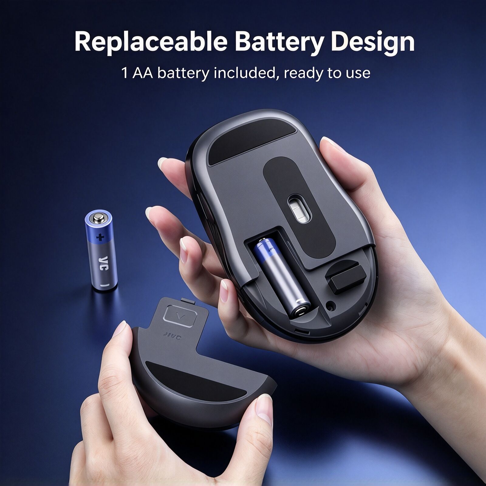 Bezprzewodowa mysz 2.4G i Blue – Ergonomic Mouse 2.4G Silent Click recenzja i cena