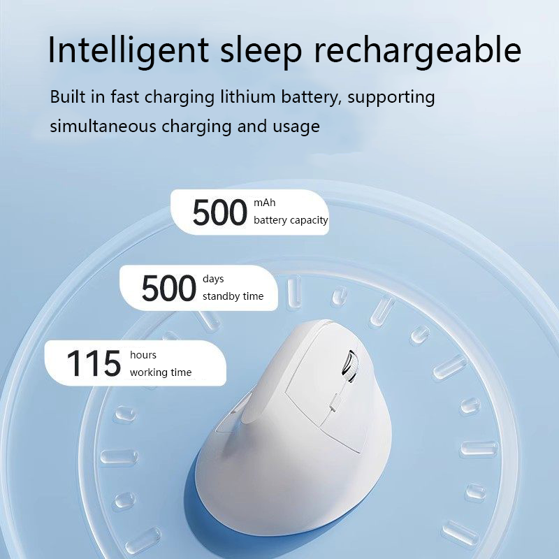 Ergonomiczna pionowa mysz z mo – Vertical Mouse Rechargeable Bluetooth recenzja i cena