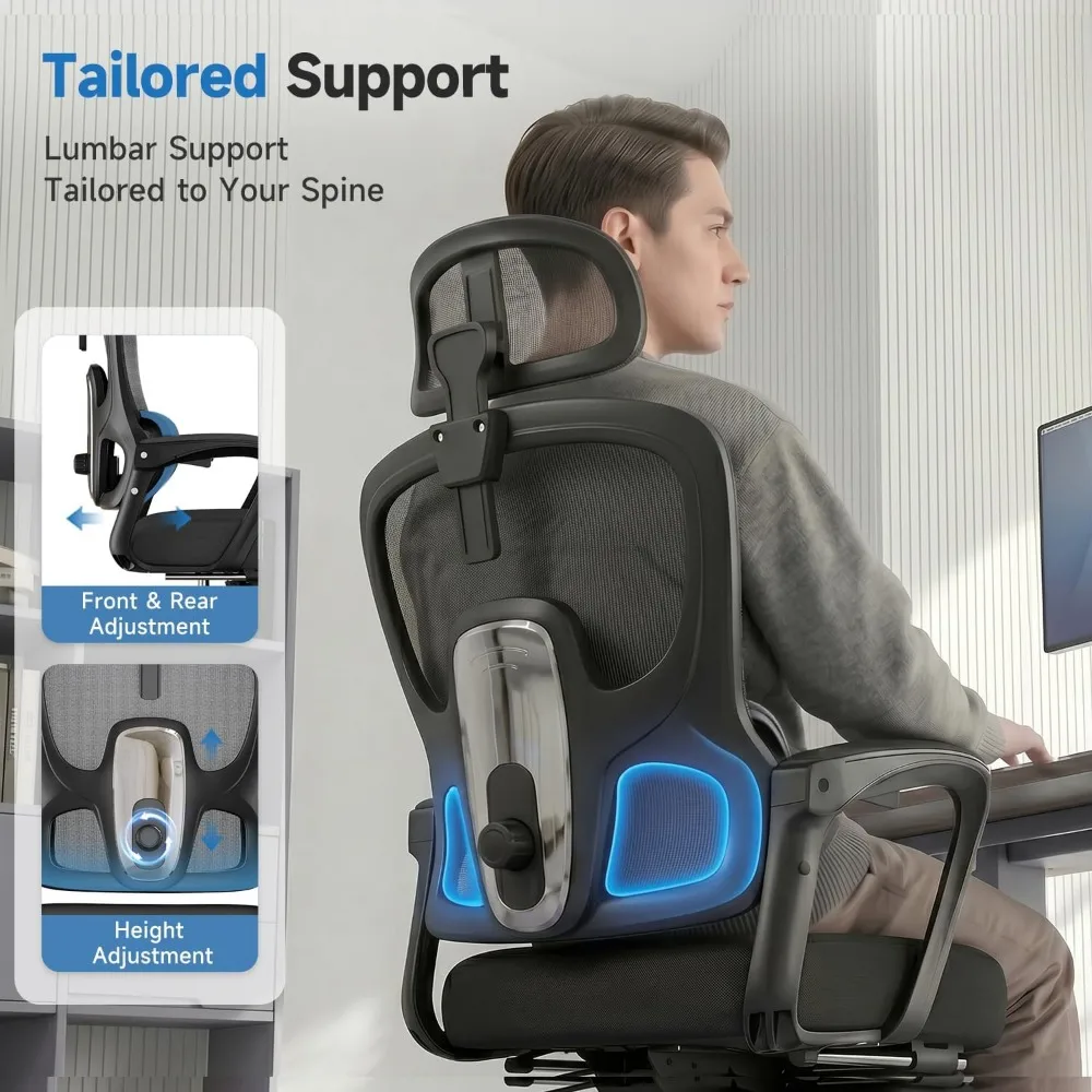Ergonomiczne krzesło biurowe z – Ergonomic Footrest Adjustable recenzja i cena
