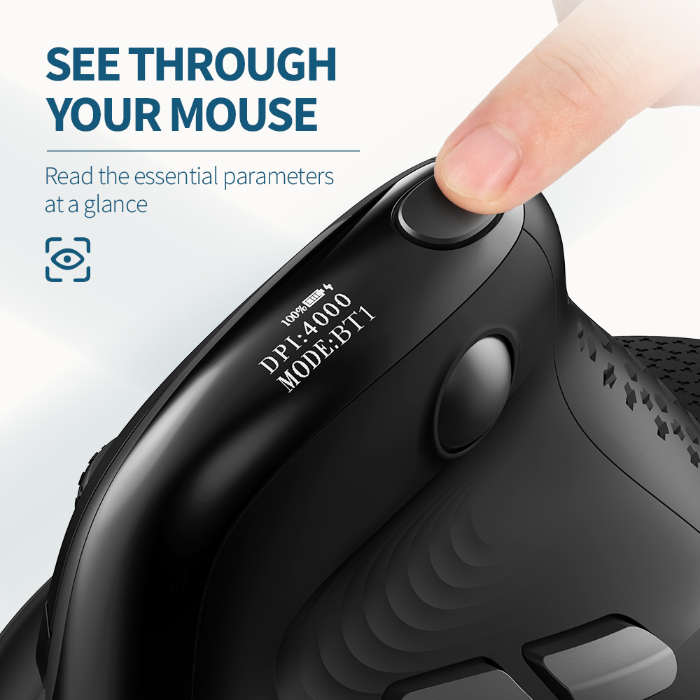 Delux M618XSD Seeker Ergonomic – Vertical Mouse Left Handed recenzja i cena