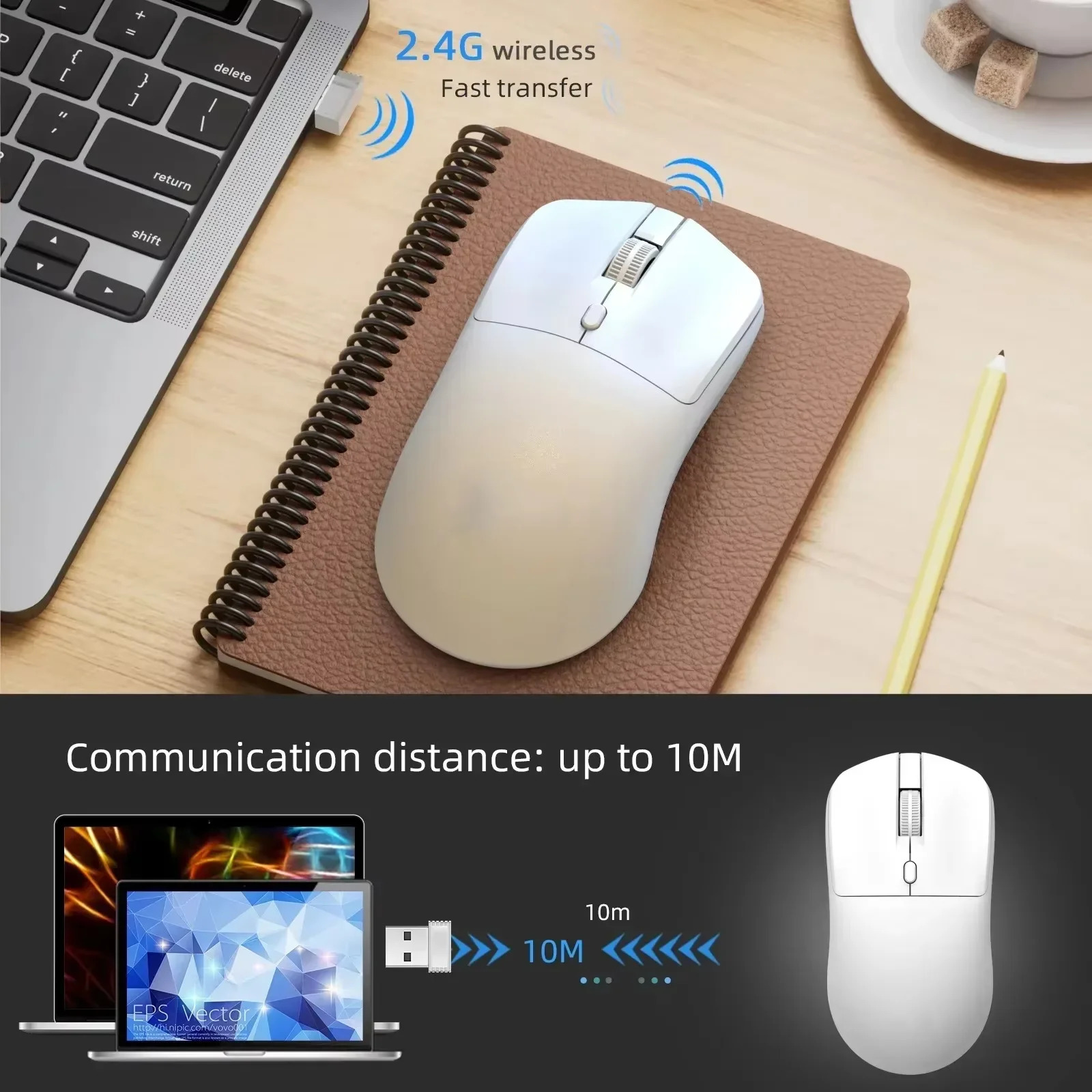 Mysz bezprzewodowa KEBIDUMEI 2 – Trackball Mouse Wireless Finger recenzja i cena