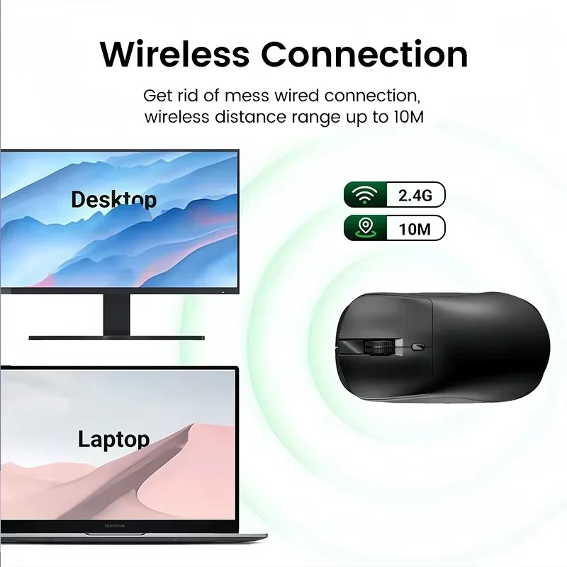 Mysz bezprzewodowa KEBIDUMEI 2 – Trackball Mouse Wireless Finger recenzja i cena